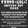 Men's Design By Humans Halloween Error 404 Costume Not Found Apparel, Funny Geeky By khaledned99 T-Shirt - 2 of 4