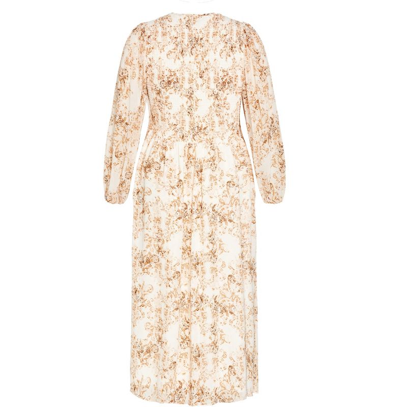 Women's Plus Size Alison Maxi Dress - ivory | CITY CHIC, 5 of 6