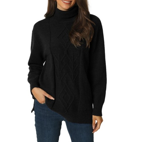 Women's Turtleneck Tunic Sweaters