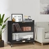 Fortune Candy 31.5'' Tall 3 Tier Kitchen Pantry Cabinet with 2 Door - 3 of 4
