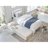 AFI Furnishings Warren Platform Bed TXL with TXL Trundle WH - 4 of 4