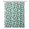 Shower Curtains 72x72 Inches for Bathroom, Waterproof Green Leaf Waterproof Decoration Shower Curtain - 2 of 4