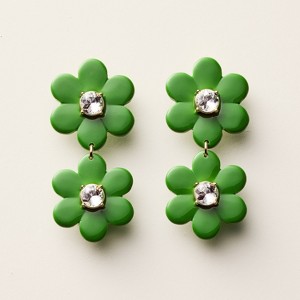 Floral Linear Earrings - kate spade new york x Target Green - 1 of 4