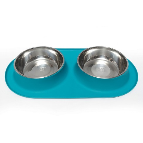 Juvale Stainless Steel Dog Bowls - Set of 2 Pet Food and Water