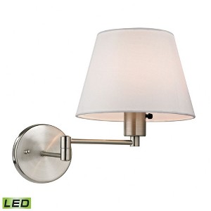 Elk Home Avenal 1 - Light Swing Arm Lamp in  Brushed Nickel - 1 of 1