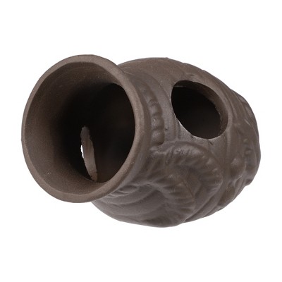 Unique Bargains Resin Aquarium Hideaway Rock Cave Fish Tank Decoration Brown 3.23''x2.32''x2.52''