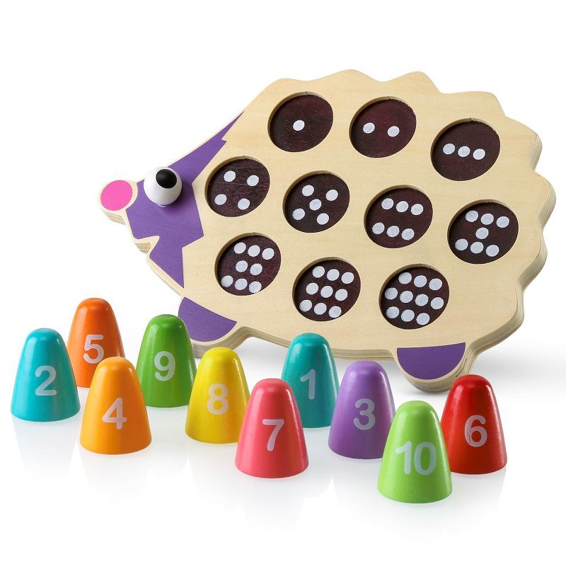 Play Brainy Hedgehog Number Game (11 Pc), 1 of 7