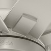 72" Overton Outdoor Ceiling Fan with LED Light Nickel - Hunter Fan: ETL Listed, 10-Blade, 6-Speed, Reversible Motor - 2 of 4