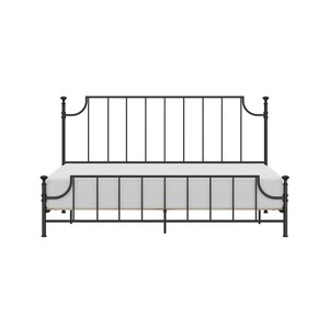 Hillsdale Furniture King Veridian Metal Bed Matte Black - 1 of 4