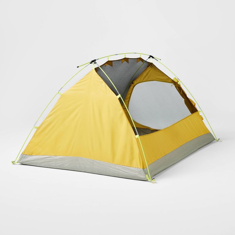 2 Person A Frame Camping Tent Yellow - Embark&#8482;, 4 of 7