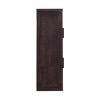 Teamson Home Hatteras Wall Cabinet with 2 Rattan Inlay Doors and Pine Wood Frame - 4 of 4