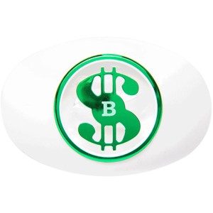 Battle Sports Money Spinner Oxygen Lip Protector Mouthguard- White/Green - 1 of 2