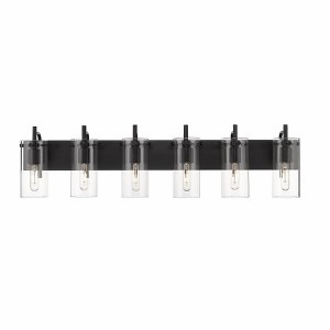Innovations Lighting Press 6 - Light Vanity in  Matte Black - 1 of 1