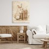 Stupell Industries Neutral Rabbit & Books Canvas Art - 3 of 4