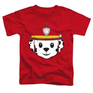 Toddler Boys' Paw Patrol Marshall Emoji T-Shirt, Red, 4T - 1 of 4