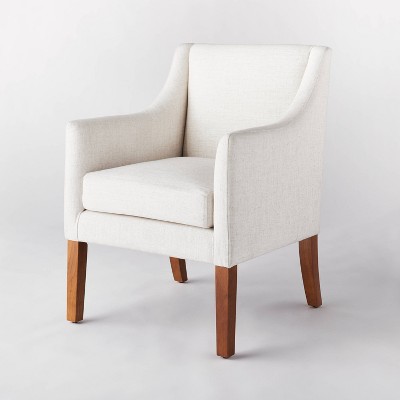 Clearfield Swoop Arm Dining Chair Cream Threshold designed with Studio McGee