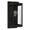 Eastover 1-Light Earth Black Outdoor Wall Lantern - 4 of 4