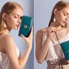Women’s Wallet Leather Wristlet – RFID Blocking Large Capacity Credit Card Holder with Zipper Pocket, Multiple Compartments & Phone Slot - 2 of 4
