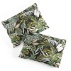 Deny Designs 3pc Full/Queen Marta Barragan Camarasa Dark Watercolor Jungle Comforter and Pillow Sham Set Green: Abstract Design, Machine Washable - 4 of 4