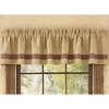 Park Designs Red Burlap & Check Valance - 2 of 4