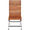 vidaXL Sun Lounger with Steel Legs Solid Wood Acacia - 2 of 4