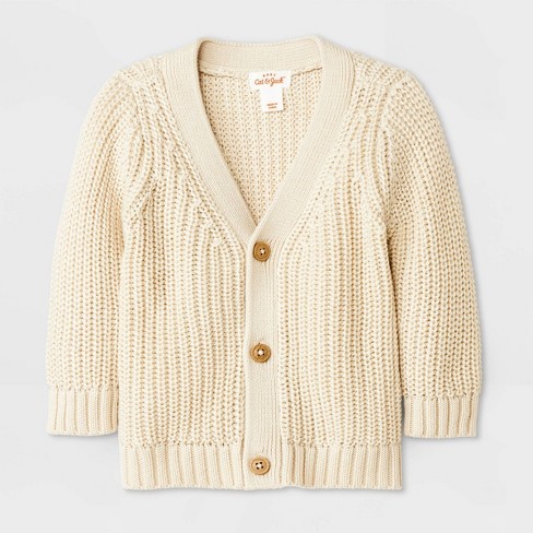 Baby Heart Sweater - Cat & Jack™ Cream : Target