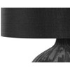 Monarch Specialties Lighting 23inchH Table Lamp Black Ceramic Black Shade Contemporary - 4 of 4