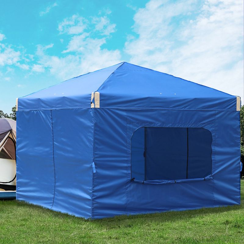 Aoodor Pop Up Canopy Tent with Removable Mesh Window Sidewalls, Portable Instant Shade Canopy with Roller Bag, 2 of 8