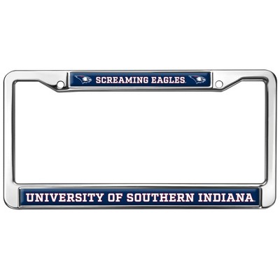 Southern Indiana Screaming Eagles Full Size Standard License Plate Metal Frame
