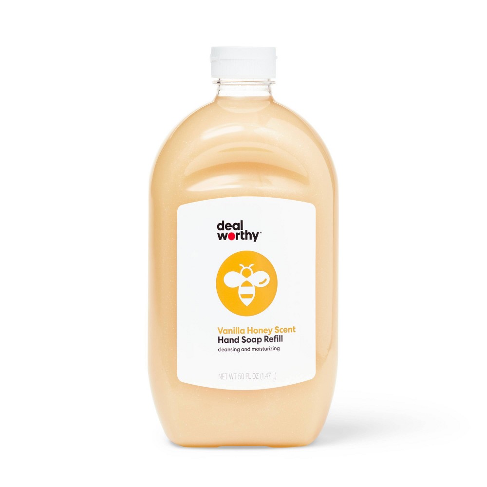 Photos - Shower Gel Gel Hand Soap - Milk and Honey - 50oz - Dealworthy™