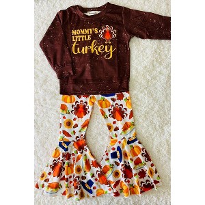 Women's Little Turkey Bell Set Pant Top - Southern Stitch - 1 of 1