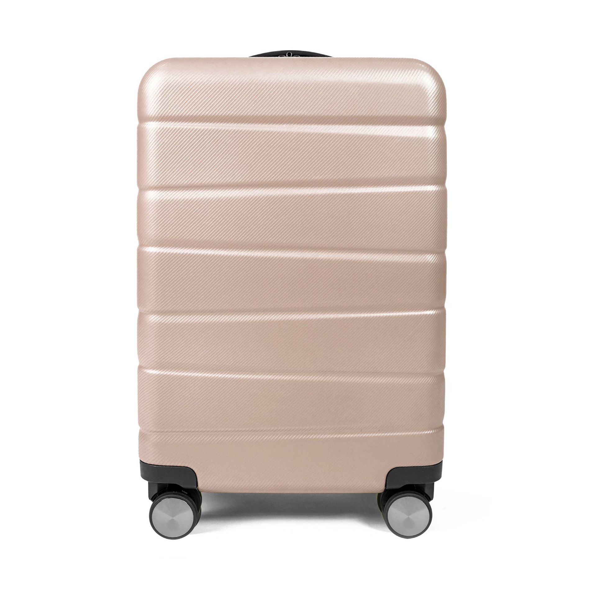 Skyline Hardside Carry On Spinner Suitcase - Oxford Tan: Skyline Luggage 8-Wheel Spinner