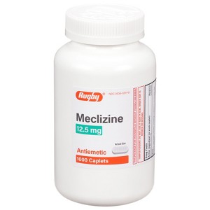 ugby Meclizine 12.5 mg Caplets, 1000 Ct – Antiemetic for Motion Sickness & Dizziness Relief - 1 of 4