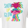 Women's - Trolls - Show Up Glow Up Poppy Cropped Graphic T-Shirt - 2 of 4