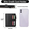 Clotth Womens Wallet - Slim RFID Blocking Bifold Wallet Minimalist PU Leather with Zipper Coin Purse | 10 Card Slots - 3 of 4