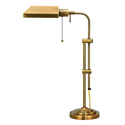 46 X 57 Adjustable Height Metal Pharmacy Floor Lamp Antique Brass - Cal  Lighting : Target