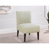 NicBex Plush Armless Accent Chair,Upholstered Living Room Chairs with Supportive Backrest and Wood Legs,Accent Chairs for Living Room - 2 of 4