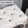 Vynxaria Cream White End of Bed Bench: Vintage Elegance Meets Comfort - 4 of 4