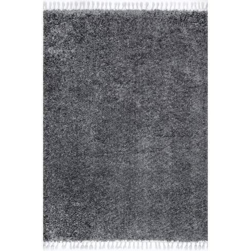 White Solid Loomed Area Rug 9'x12' - Nuloom : Target