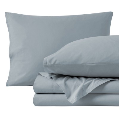 260 Thread Count Organic Cotton Percale Bed Sheet Set by Bare Home