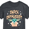 Men's - Star Wars - The Mandalorian Snack Enthusiast Grogu Short Sleeve Graphic T-Shirt - 2 of 4