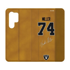 NFL Las Vegas Raiders Players Game Tactic Folio Cell Phone Case for Samsung Galaxy - 1 of 4