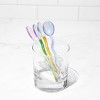 4pc Glass Stir Sticks Iridescent : Target