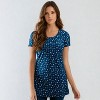 Calypsa Women's Plus Size Longer Length UPF 50+ Anna Swim Tunic - 3 of 4