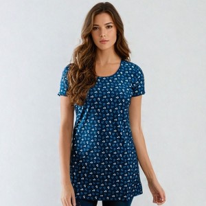 Calypsa Women's Longer Length UPF 50+ Anna Swim Tunic - 1 of 4