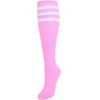 CTM Women's Julietta Fashion Knee-High Striped Socks (1 Pair) - 2 of 4