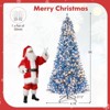 Costway 6/7/8/9 FT Artificial Christmas Tree, with 270/340/420/520 Warm White LED Lights 8 Lighting Modes - 3 of 4