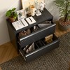 SUXXAN 2 Drawer Metal File Cabinet, with Standing Feet and Card Slot, 29.53" H X 34.5" L X 15.75" W, Assembly Required - 3 of 4