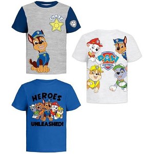 Nickelodeon Paw Patrol Graphic T-Shirt (Sets) Marshall Chase Rubble Rocky Skye Everest Zuma Outfit Tee Toddlers Birthday to Kids Clothes - 1 of 4