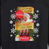 Women's - Coca-Cola - Host The Holidays Lightweight French Terry Wide Neck Long Sleeve Graphic Shirt - 2 of 4